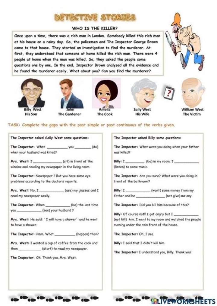 Free Detective Worksheet PDF – Solve Cases Instantly