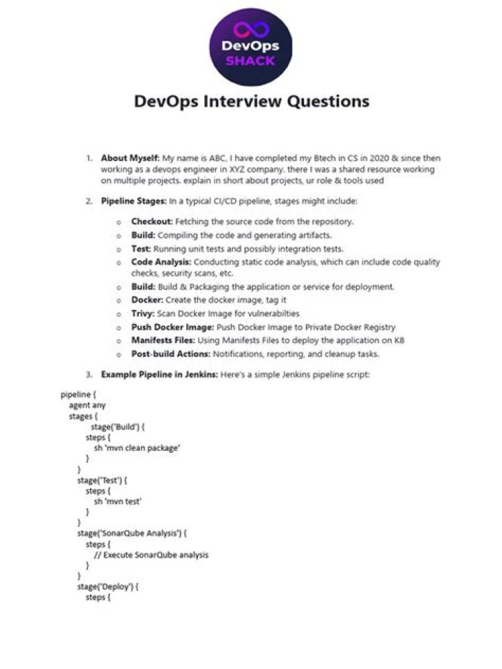 DevOps Interview Questions PDF: Master Key Topics for Success