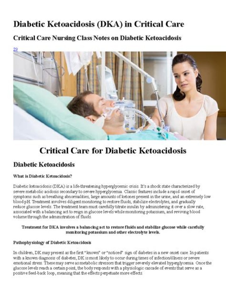 Diabetic Ketoacidosis Nursing Care Plan for DKA: Essential PDF Guide