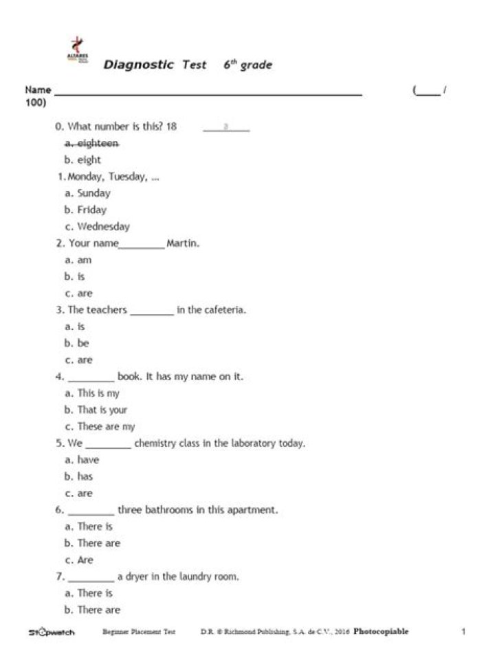 Effective Diagnostic Tests in Education: Essential PDFs for Student Assessment