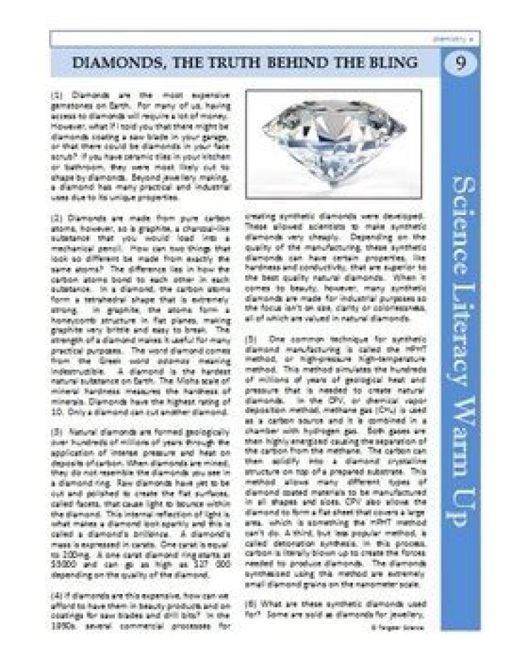Diamonds The Truth Behind The Bling Answers PDF: Uncover Hidden Insights