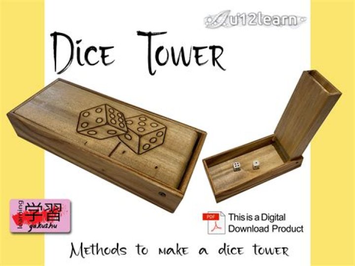 Free Dice Tower Plans PDF – Build Your Own Dice Tower Easily