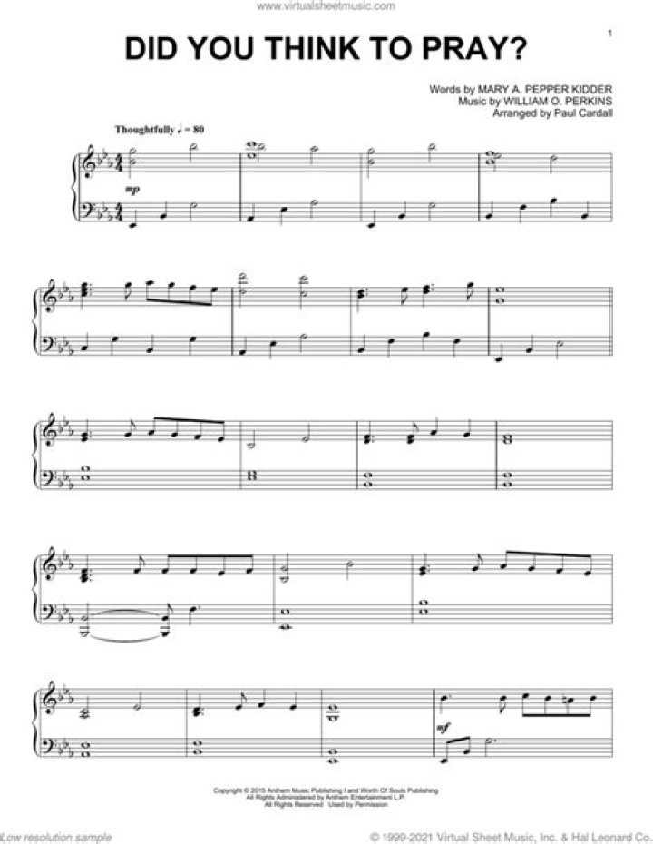 Free Pray Sheet Music PDF – Instant Access to Spiritual Singing