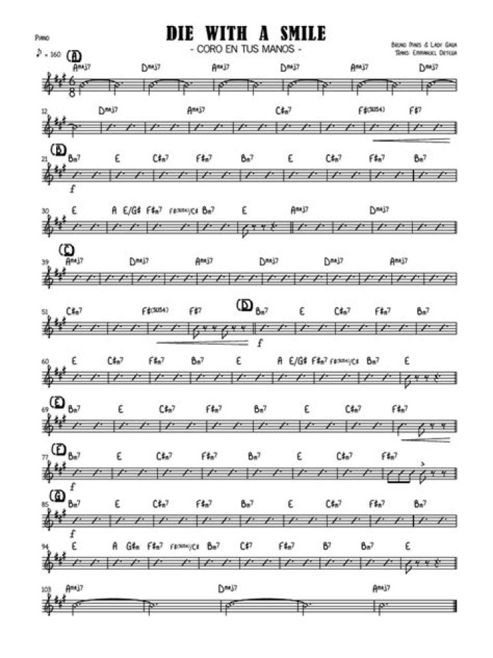 Free Die with a Smile Sheet Music PDF – Print & Play Now