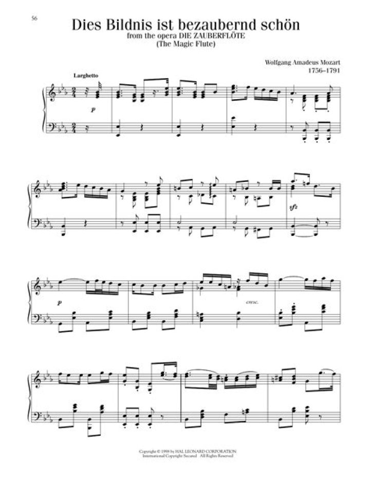 Bezaubernd Schön: Bezauberndes Bildnis als Sheet Music PDF