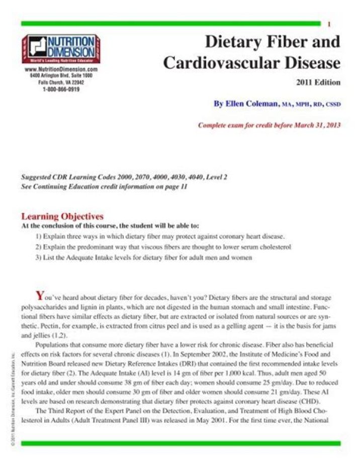Dietary Management of Cardiovascular Disease: A Comprehensive PDF Guide