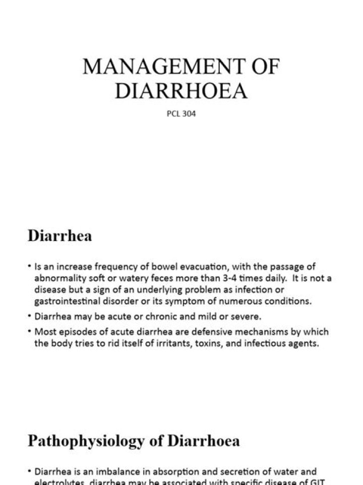 Dietary Management of Diarrhoea: Essential PDF Guide