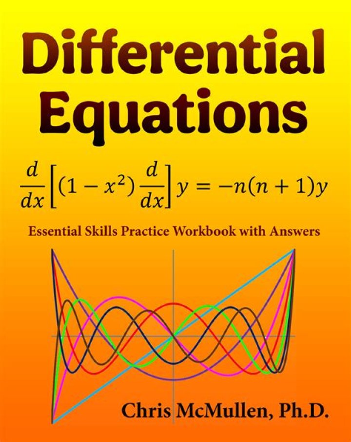 Differential Equations Essential Skills Practice Workbook with Answers PDF