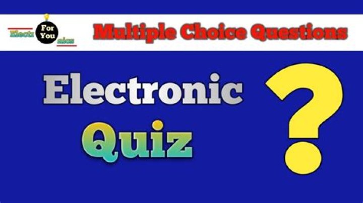 Digital Electronics Quiz Questions with Answers PDF for Students