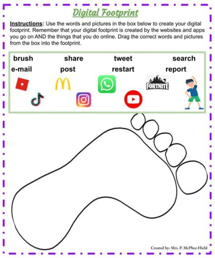 Download Your Free Digital Footprint Worksheet PDF