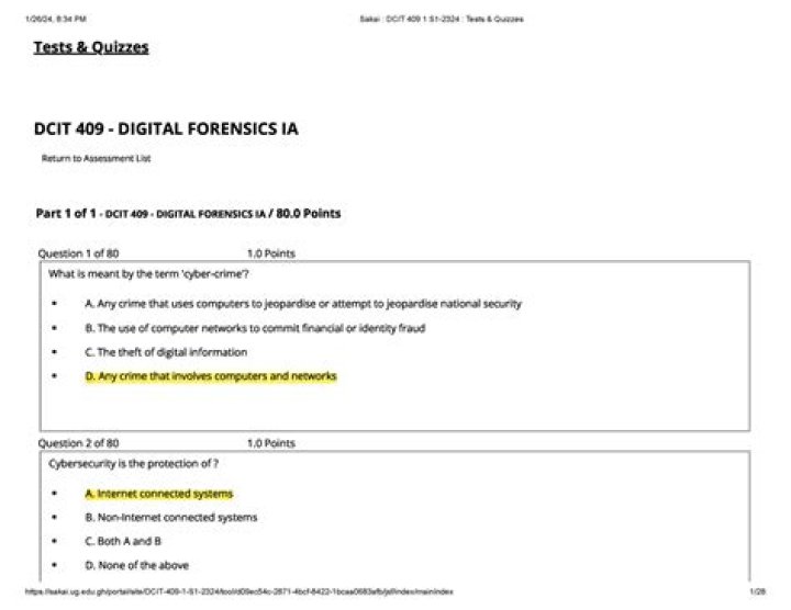 Digital Forensics MCQs with Answers PDF – Master Cyber Forensics Today
