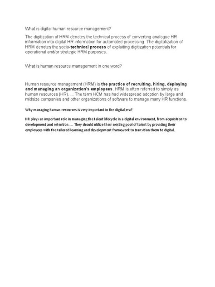 Master Digital Human Resource Management with This Complete PDF Guide