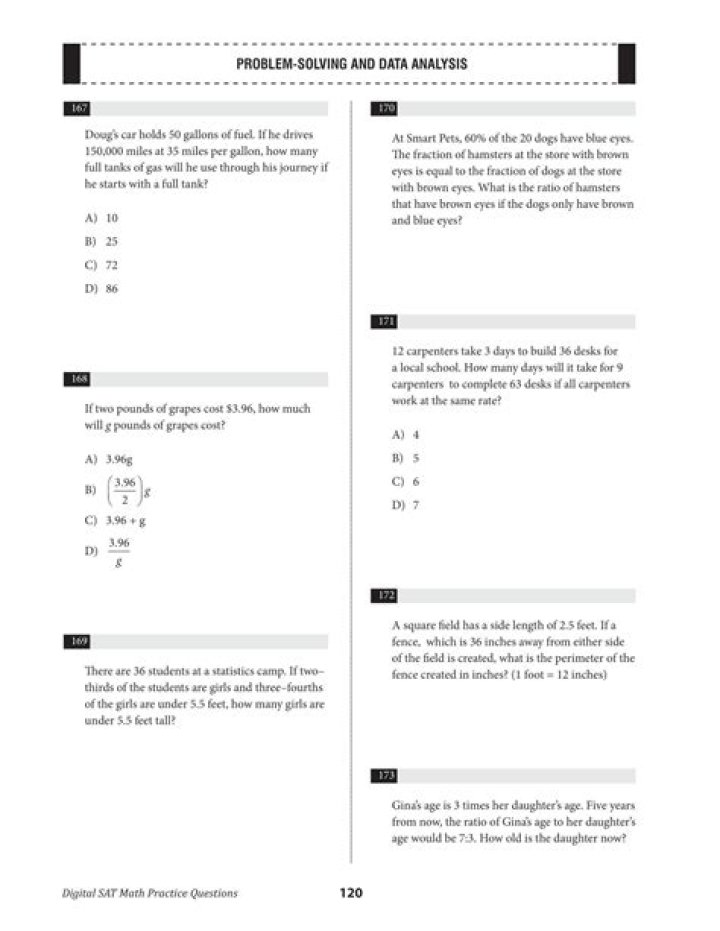 Digital SAT Practice Test 3 Answers PDF – Instant Download