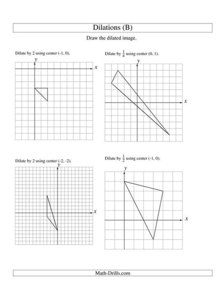 Dilation and Scale Factor Worksheet PDF – Practice Problems & Solutions