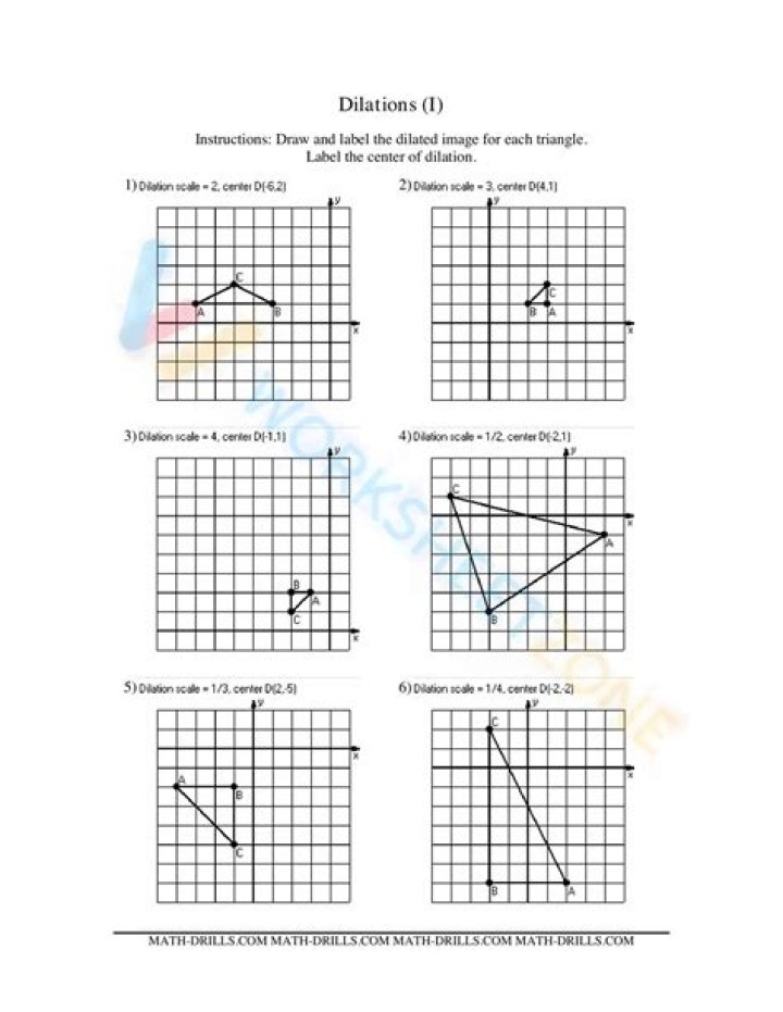 Dilations Worksheet PDF Kuta: Practice Geometry Transformations Easily