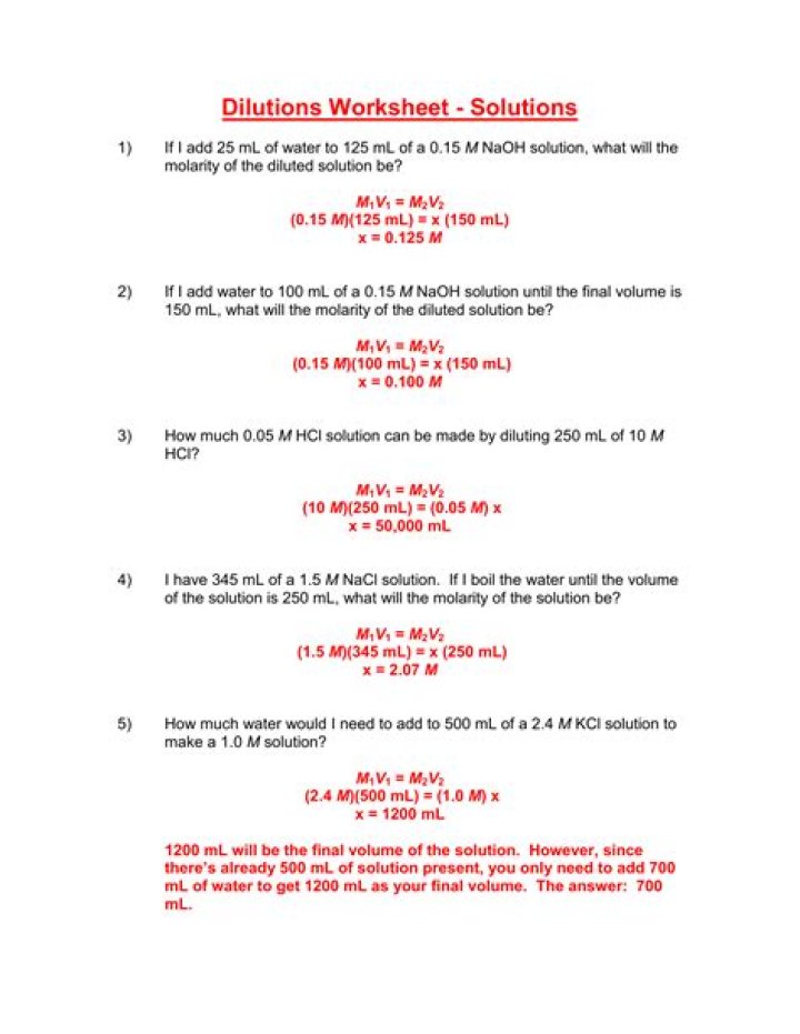 Dilution Questions & Answers PDF: Expert Guide to Common Concerns