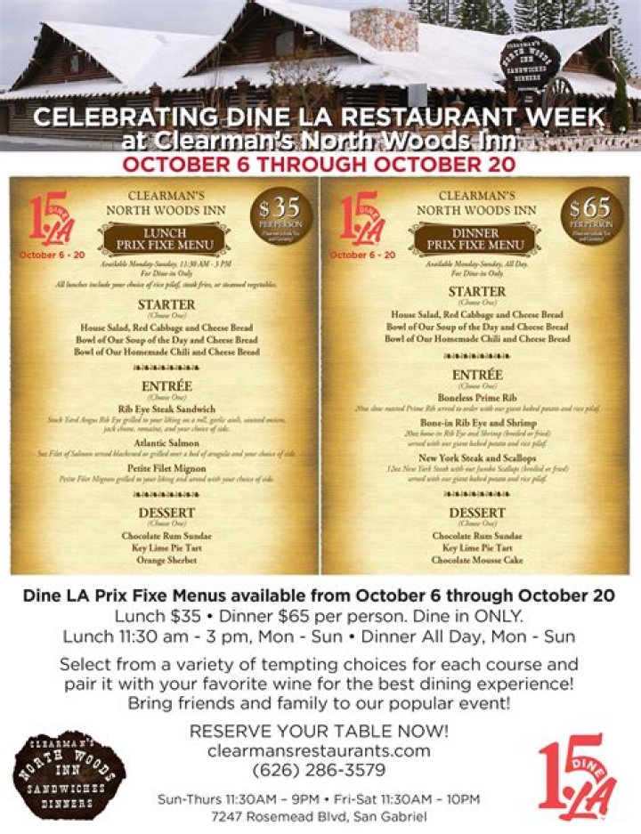 Complete Dine La Restaurant List PDF – Explore Top Dining Spots