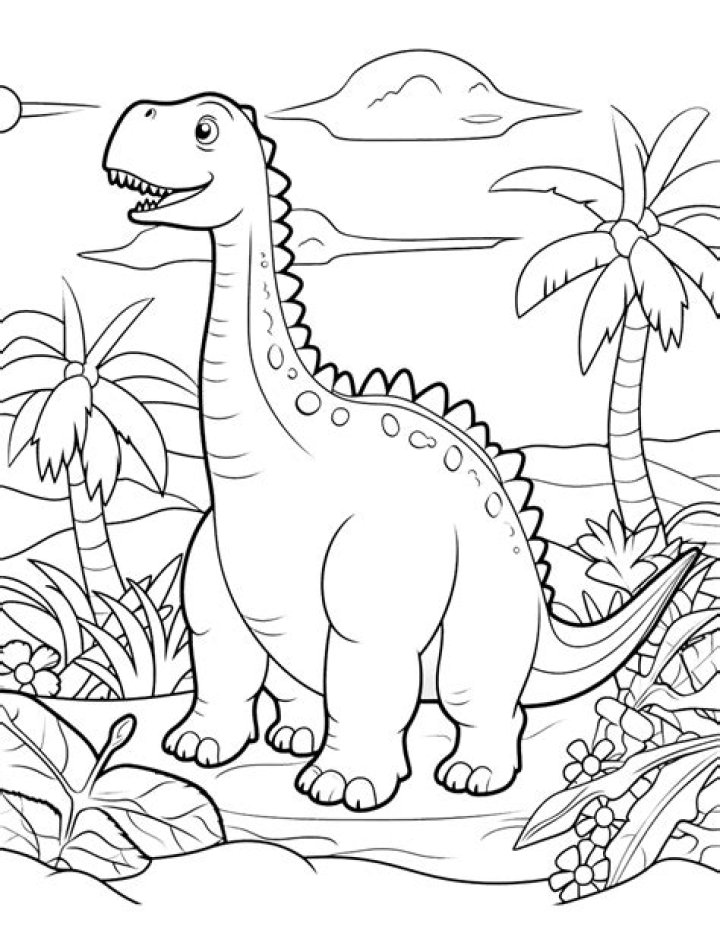 Free Dinosaur Coloring Sheets Printable PDF – Instant Download