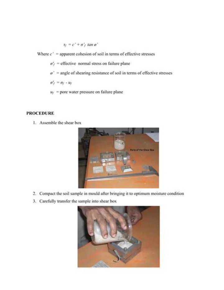 Direct Shear Test Procedure PDF: Step-by-Step Guide