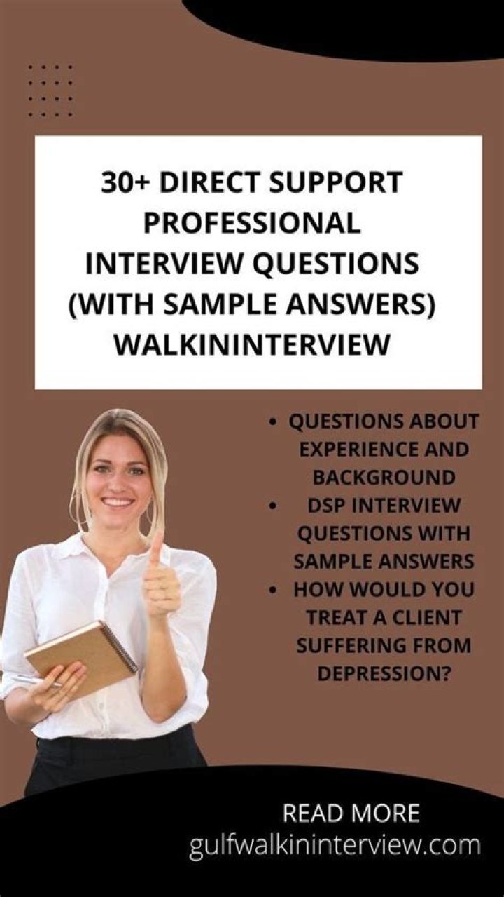 Direct Support Professional Interview Questions & Answers PDF