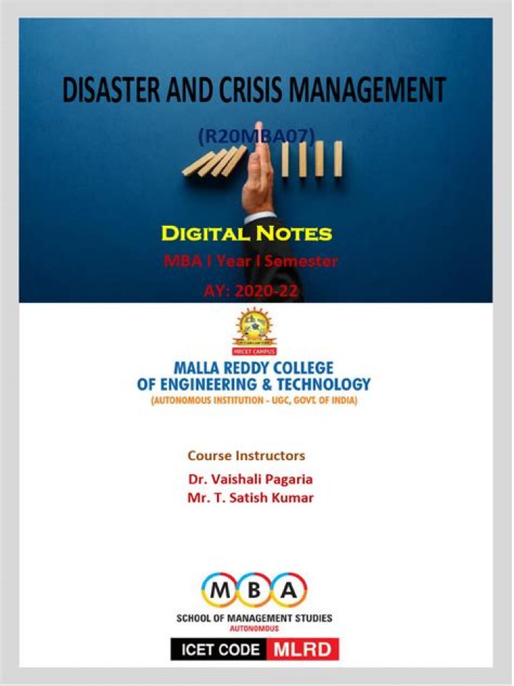 Mastering Disaster and Crisis Management: Essential PDF Guide