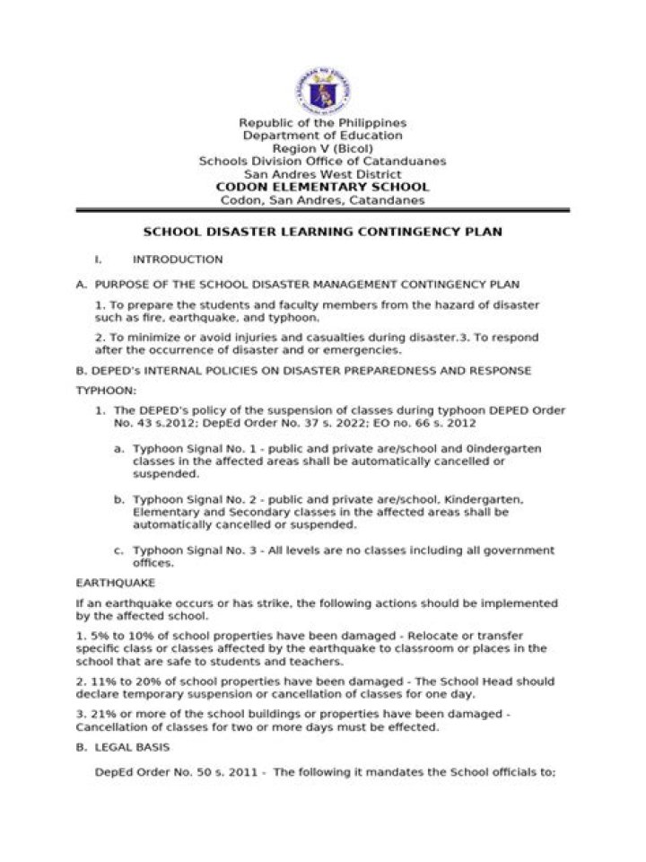 Disaster Contingency Plan PDF: Essential Preparedness Guide