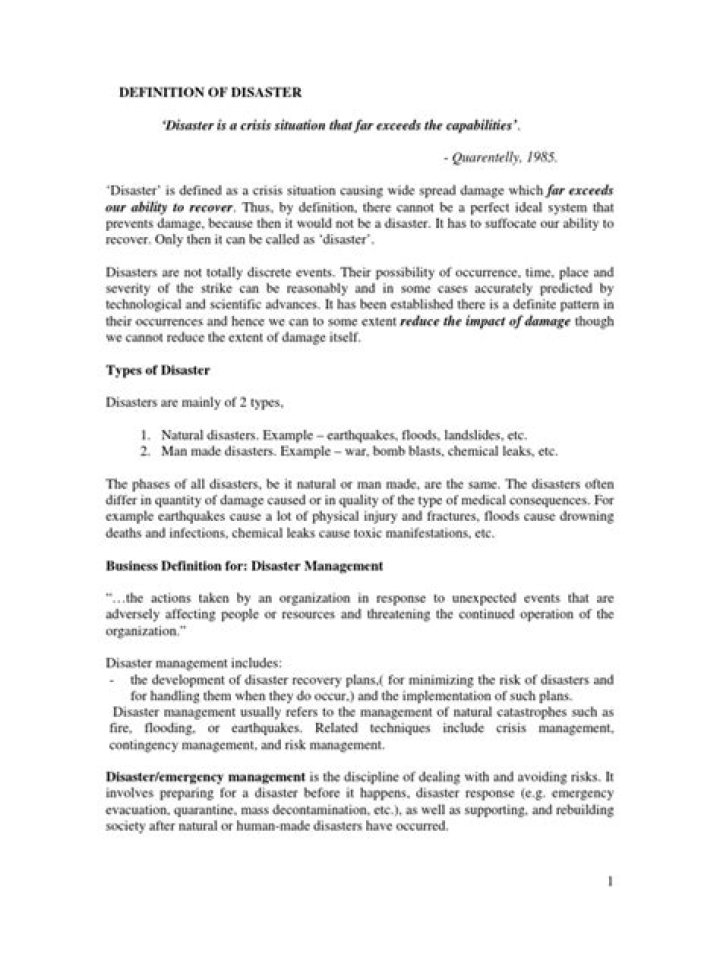 Disaster Management Questions and Answers PDF: Essential Guide