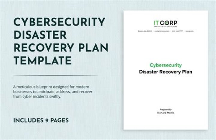 Disaster Recovery Plan Cyber Security PDF: Secure Your Data Today