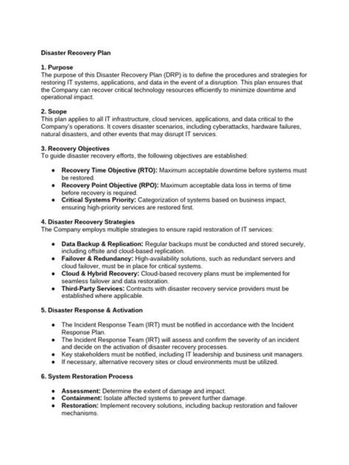 Disaster Recovery Plan PDF: Essential Guide for Business Resilience