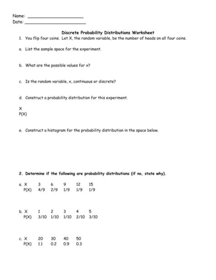 Discrete Probability Distribution Questions & Answers PDF – Instant Study Guide