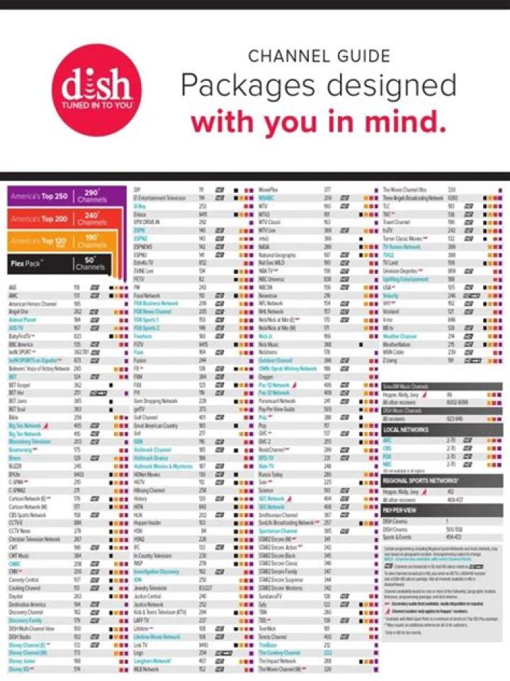 Top 200 Dish Tops Channels: Complete PDF List & Guide