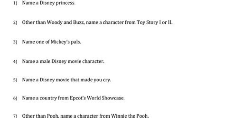 Disney Family Feud Questions PDF: Top Feud Questions & Answers
