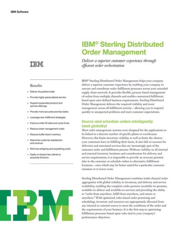 Distributed Order Management PDF: Streamline Fulfillment & Reduce Costs