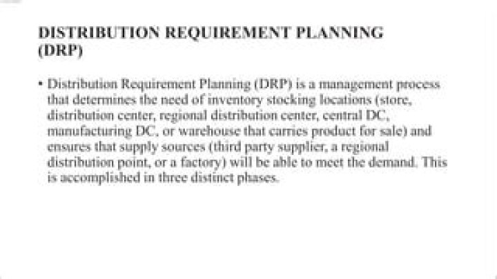 Optimize Your Distribution Requirement Planning with Expert PDFs