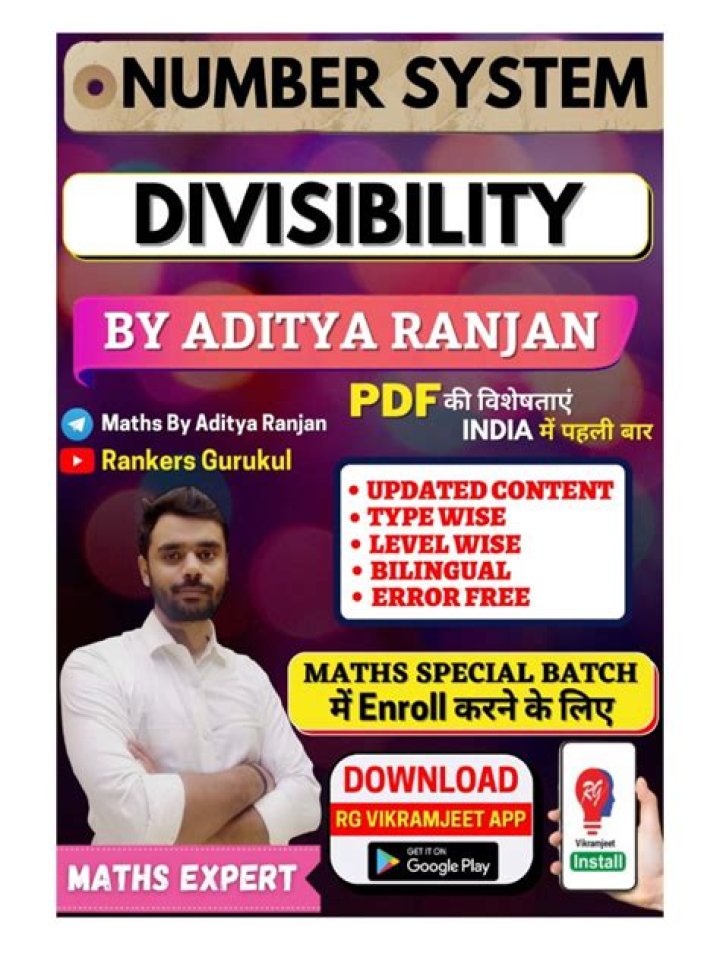 Divisibility Questions for Competitive Exams PDF – Master Exam Readiness