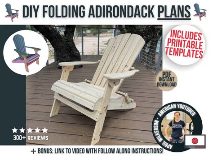 DIY Adirondack Chair Plans PDF – Free Step-by-Step Construction Guide