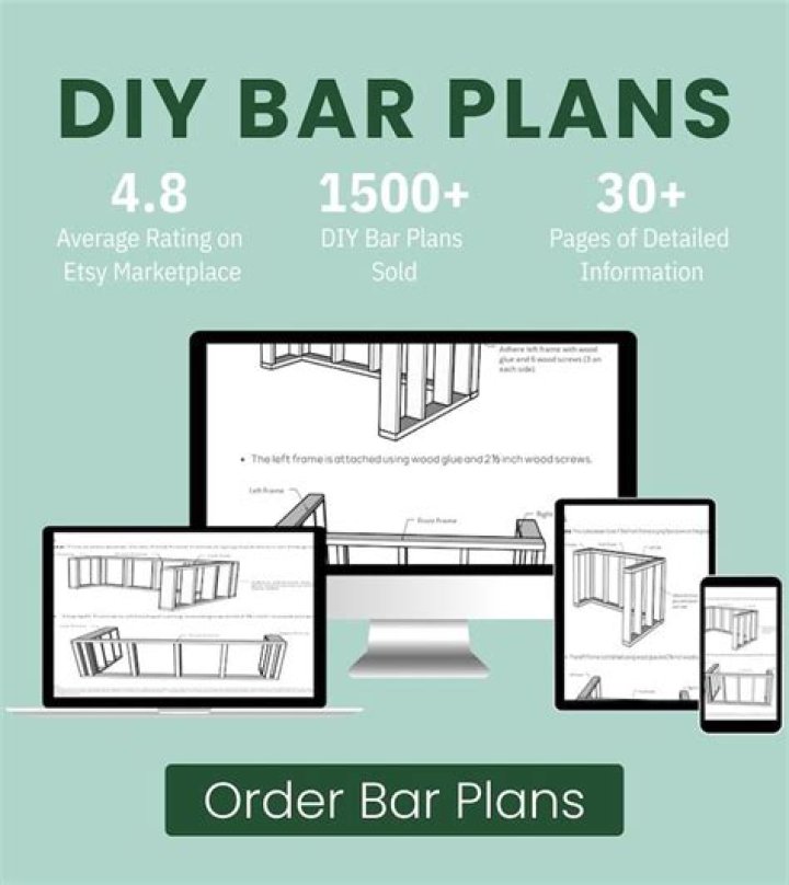 DIY Bar Plans PDF: Build Your Own Home Bar in Hours
