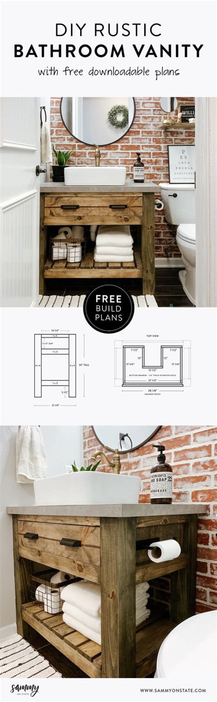 Free DIY Bathroom Vanity Plans PDF – Easy Home Build Guide