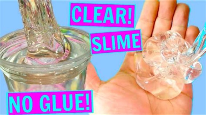 DIY CLEAR SLIME WITHOUT GLUE (MUST WATCH!)