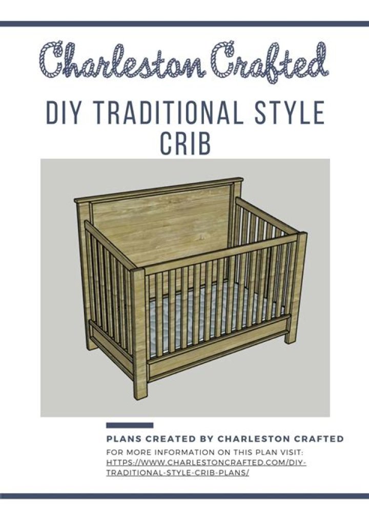 Free DIY Crib Plans PDF – Easy & Safe Baby Crib Build Guide