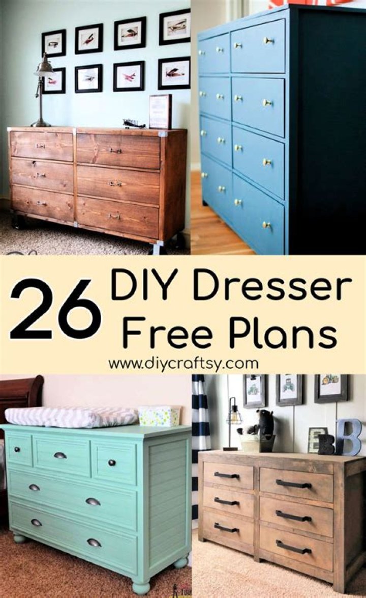Free DIY Dresser Plans PDF – Build Your Custom Furniture for Less