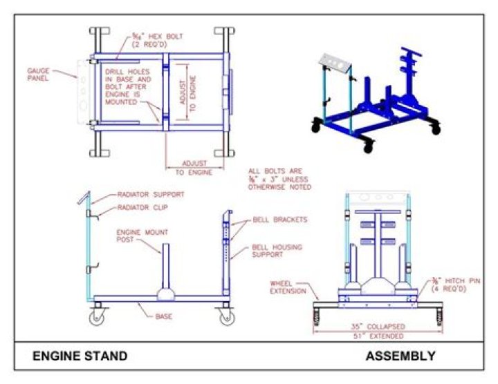 DIY Engine Test Stand Plans PDF: Build Your Own Garage Workstation