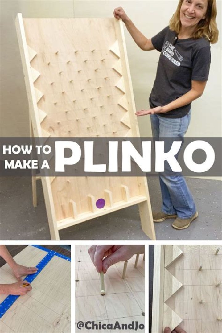 DIY Plinko Board Plans PDF: Easy-to-Follow Printable Templates