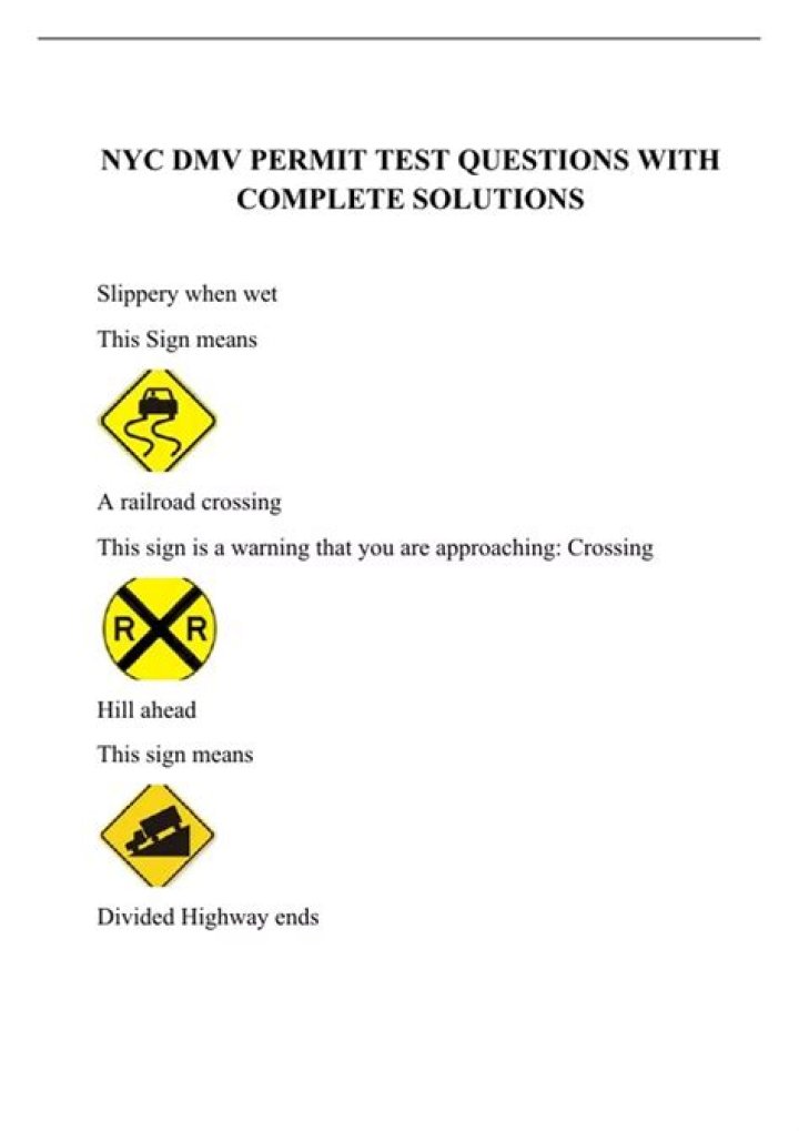DMV Permit Test PDF – Free Official Study Guide