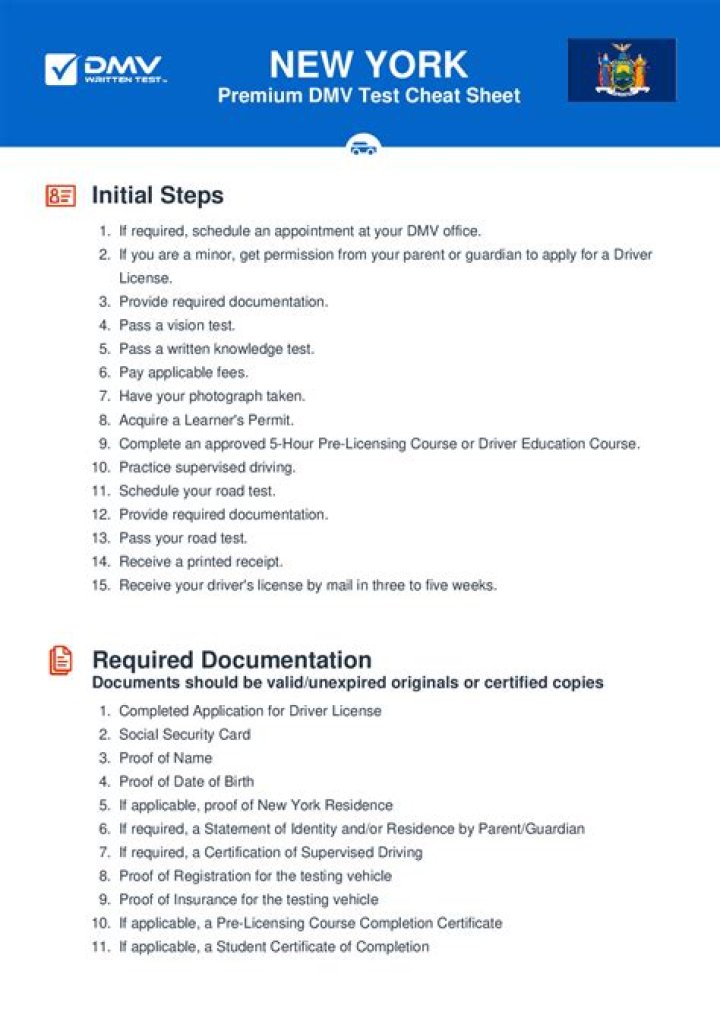 Download Free DMV Practice Test NY PDF Now