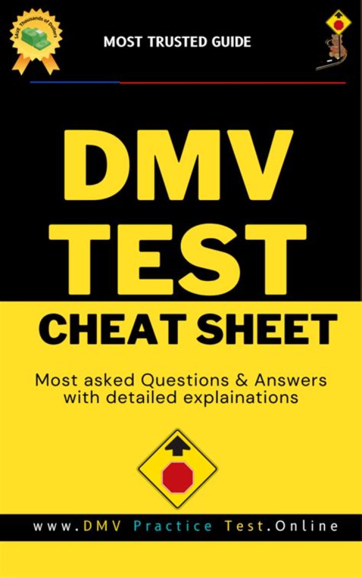 Free DMV Written Test Cheat Sheet PDF – Study Smart & Pass Fast