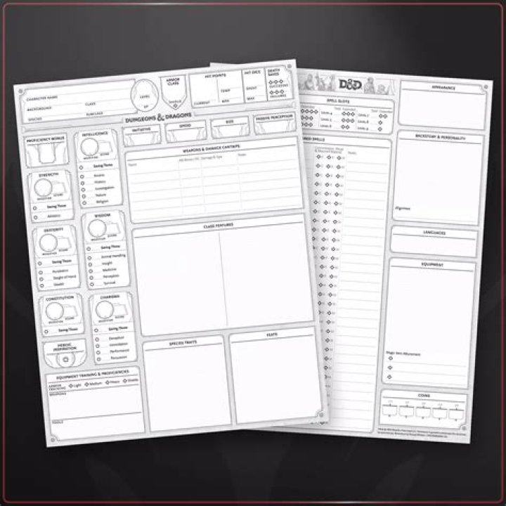 Download the 2024 DND Character Sheet PDF – Ready-to-Print Guide