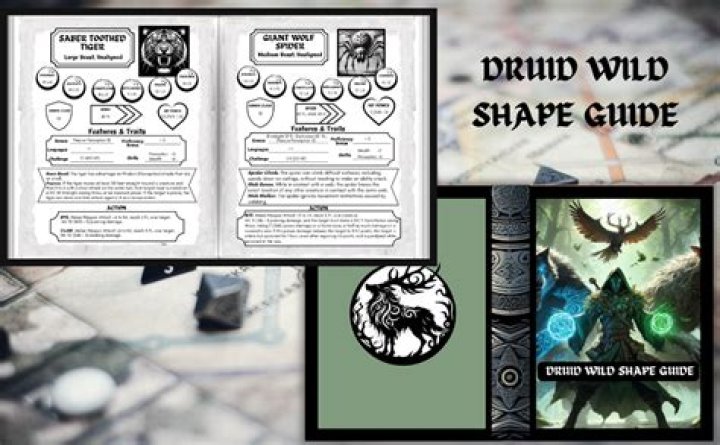 DND 5e Druid Wild Shape Guide PDF: Complete List & Tips