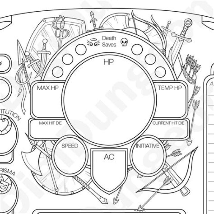 Interactive DND Character Sheet PDF: Customize & Download Instantly