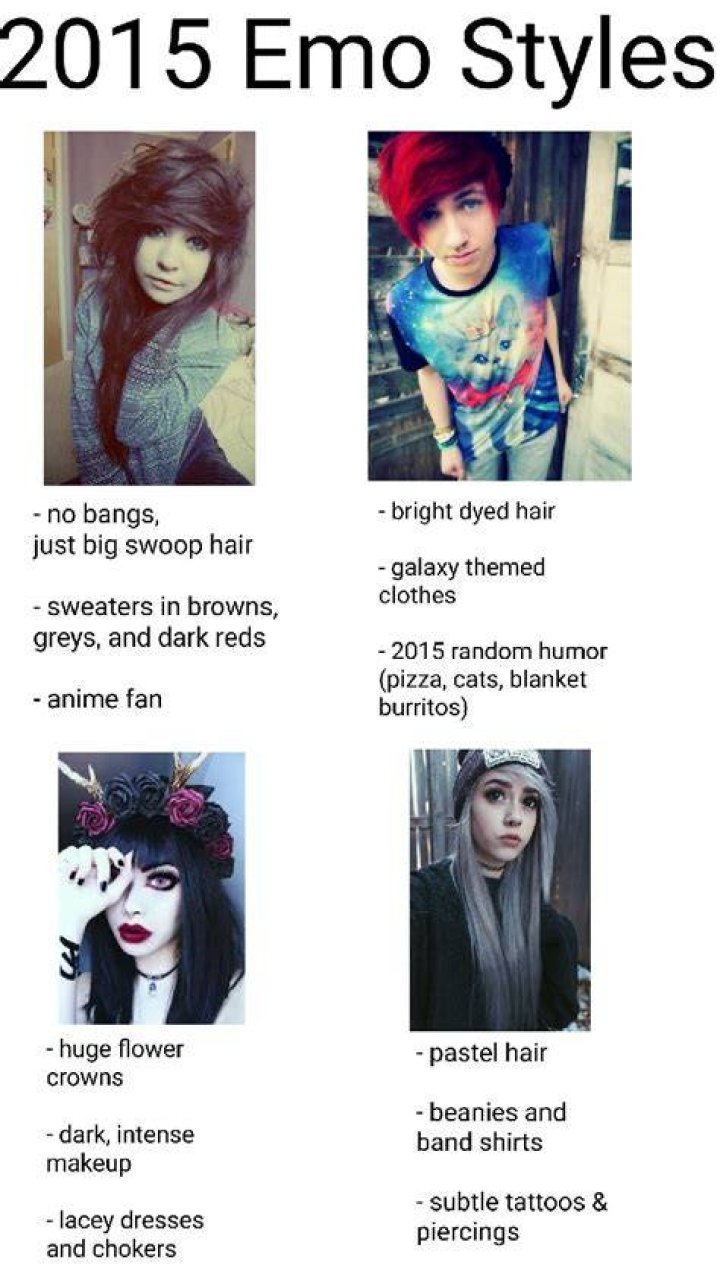 Do all Emos have black hair?